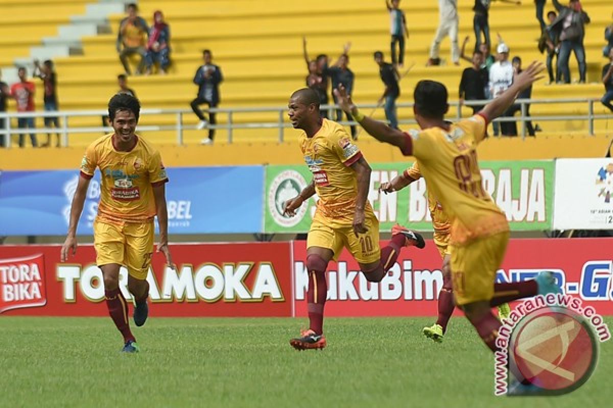 Sriwijaya FC boyong 22 pemain ke Malang