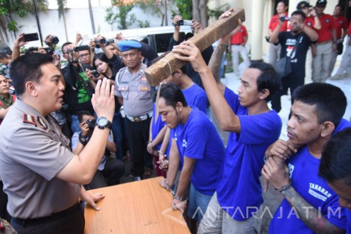 Polrestabes Surabaya Tangkap Seluruh Tahanan yang Kabur