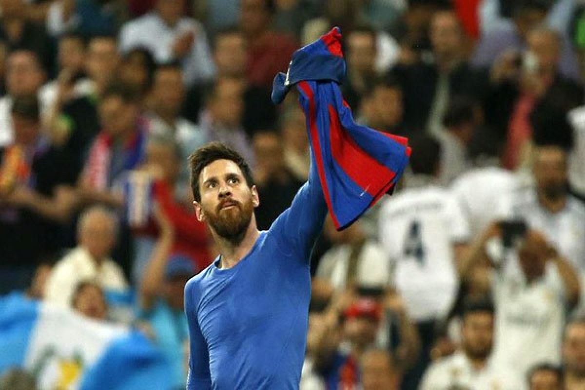 Gol ke-500 Messi Bawa Barca Taklukkan Real