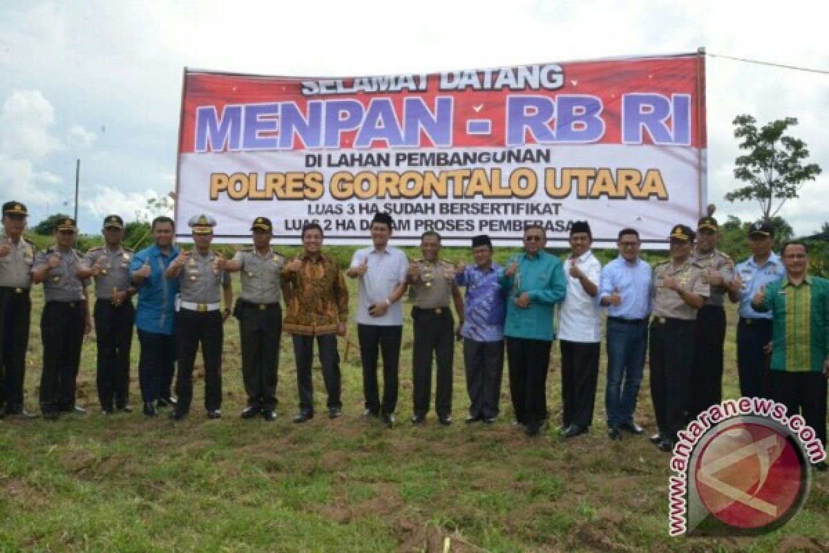 Menpan Prioritaskan Pembangunan Polres Gorontalo Utara 