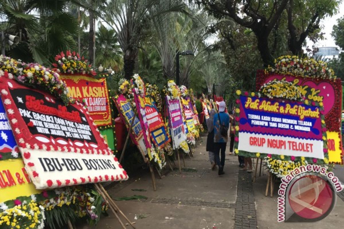 Toko bunga kebanjiran pesanan gara-gara Ahok