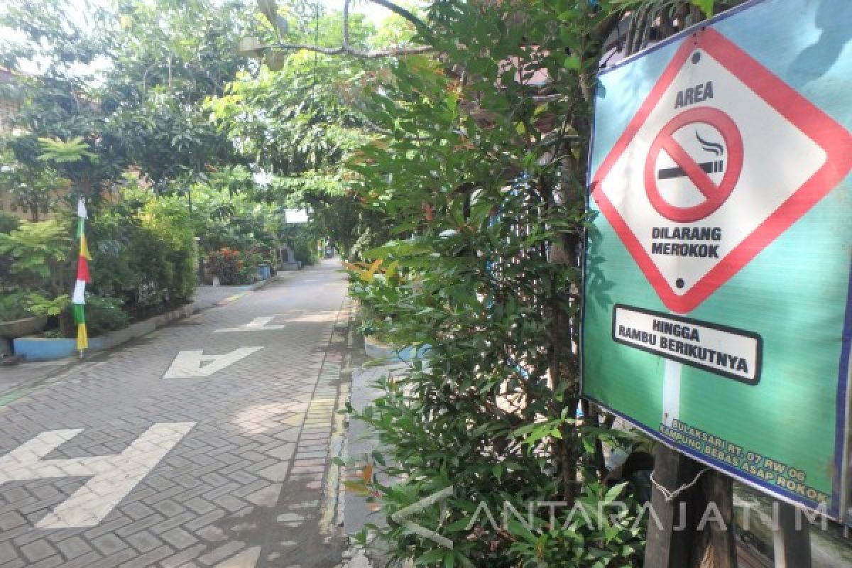 Kampung Bulaksari Surabaya Sehat tanpa Asap Rokok (Video)