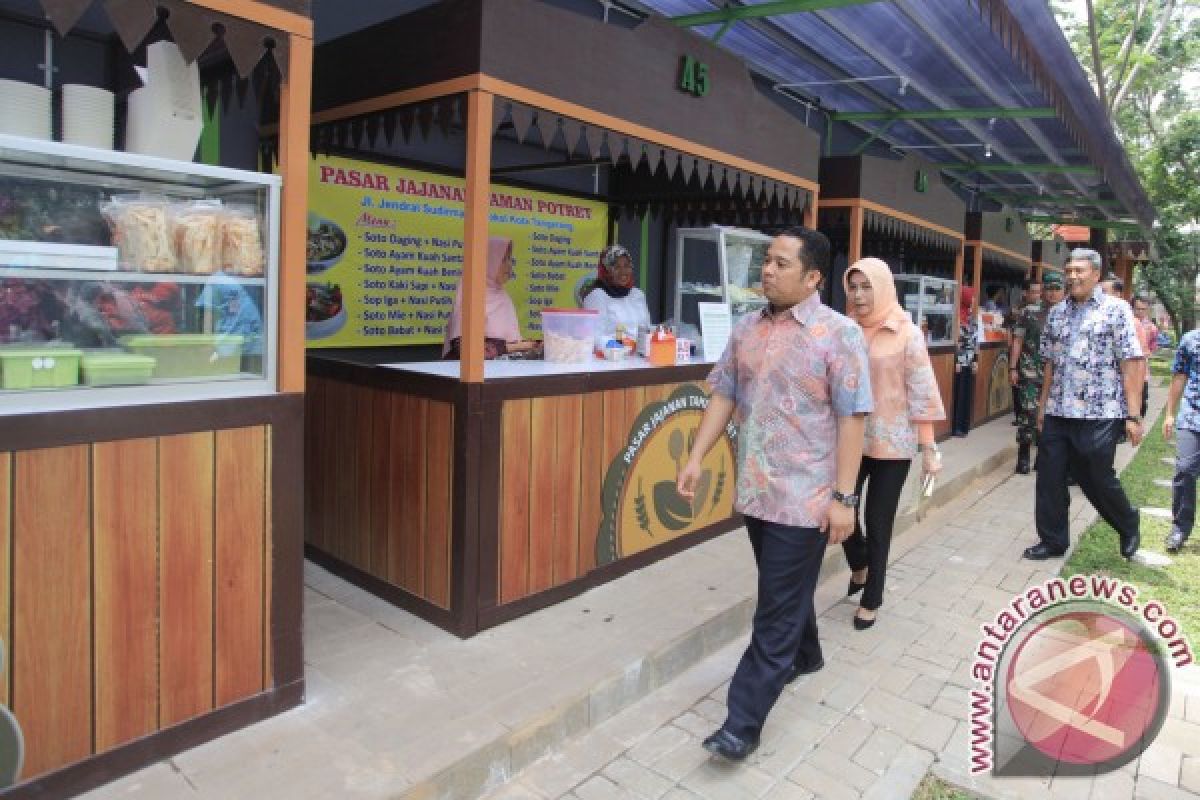 Pasar Jajanan Taman Potret, Magnet Baru Kuliner di Kota Tangerang