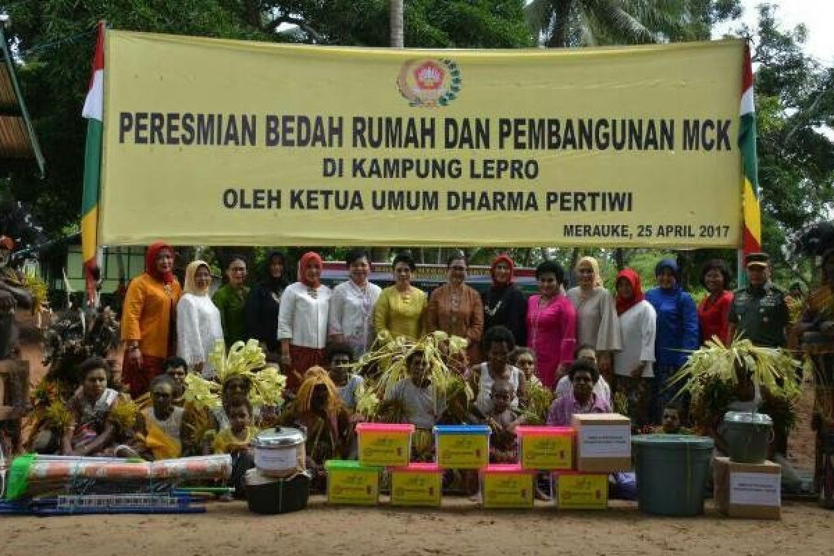 Korem Merauke renovasi rumah mantan penderita lepra