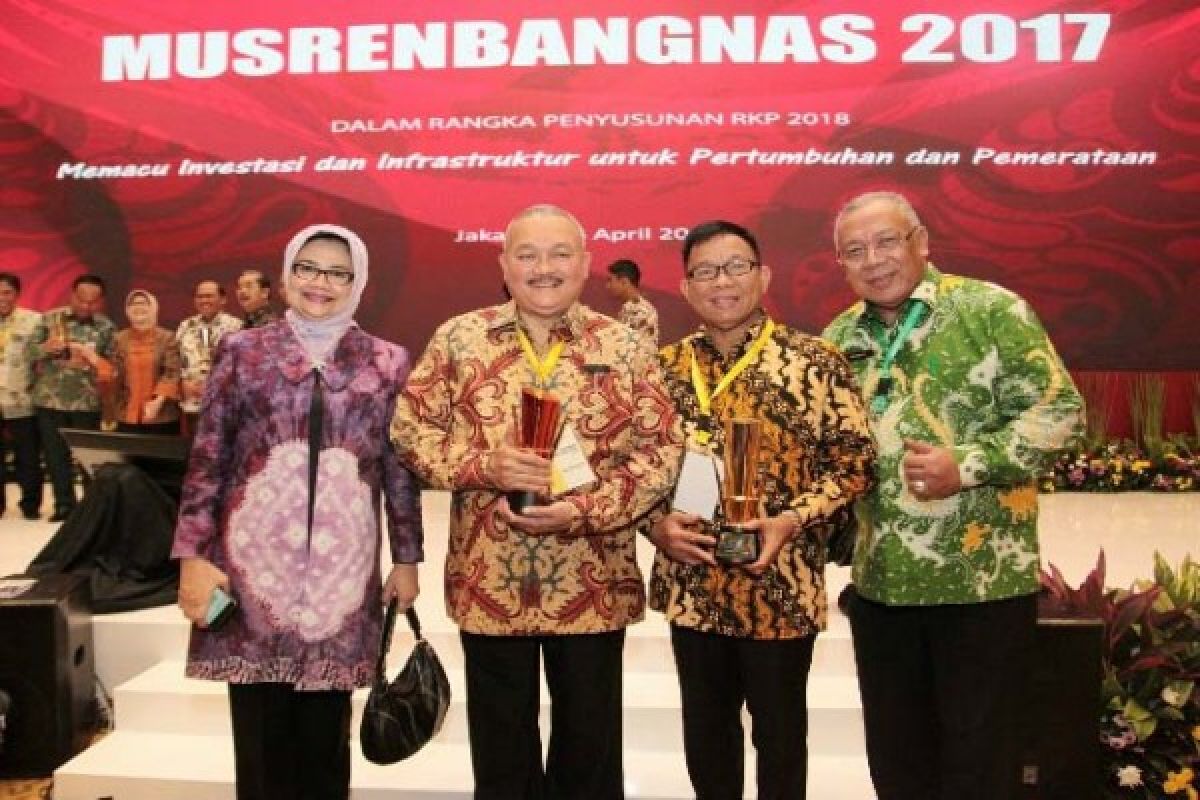 Sumsel selama 2017 dapat 12 penghargaan