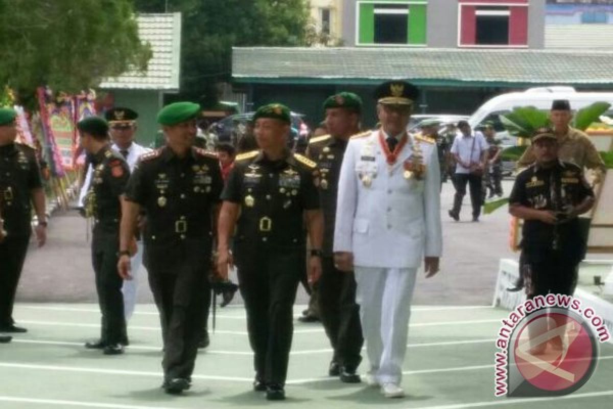 Gubernur Minta Status Korem Jadi Bintang Satu