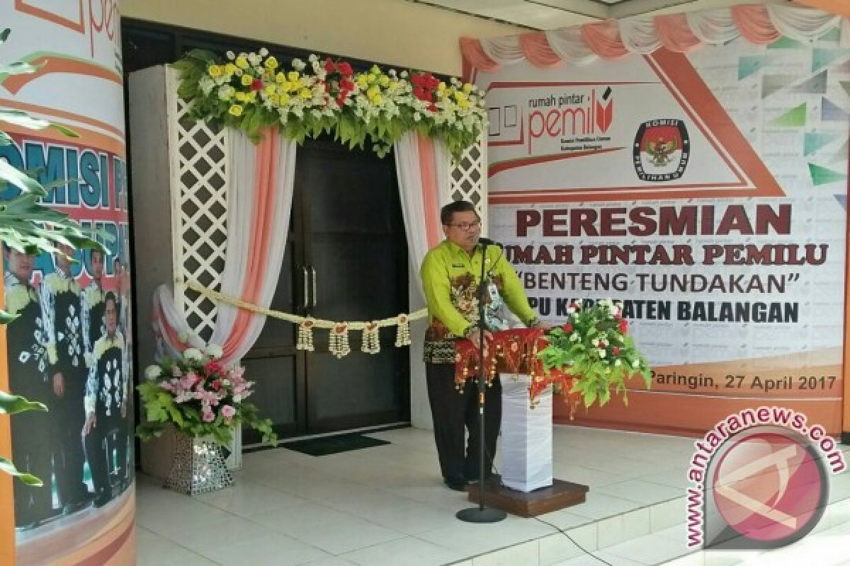 Rumah Pintar Pemilu Benteng Tundakan Diresmikan