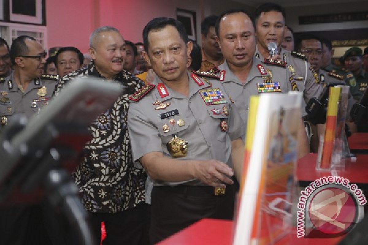 Kapolri resmikan layanan online Polisi Wong Kito 