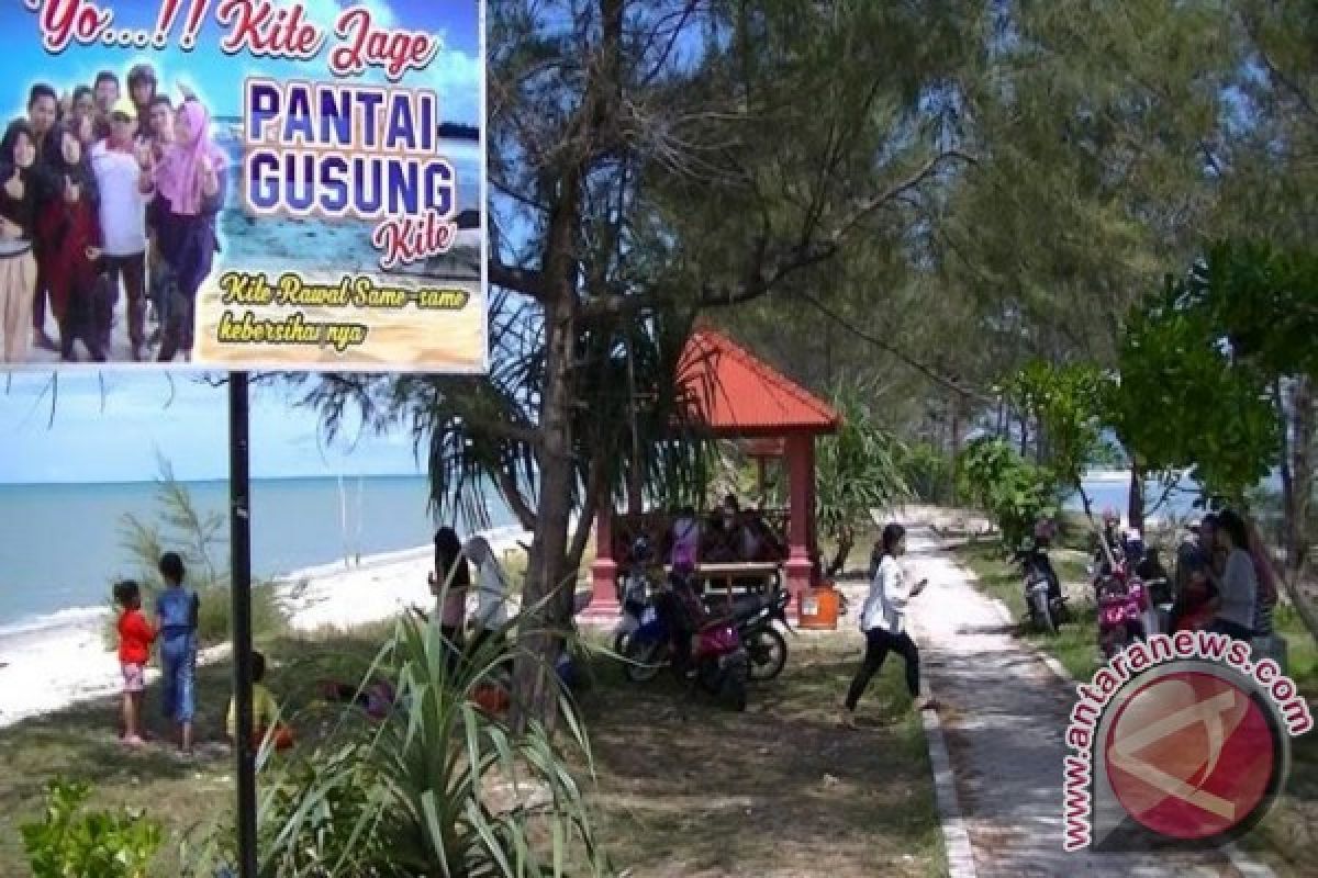 Gusong Beach, A Potential Tourist Draw in Central Bangka