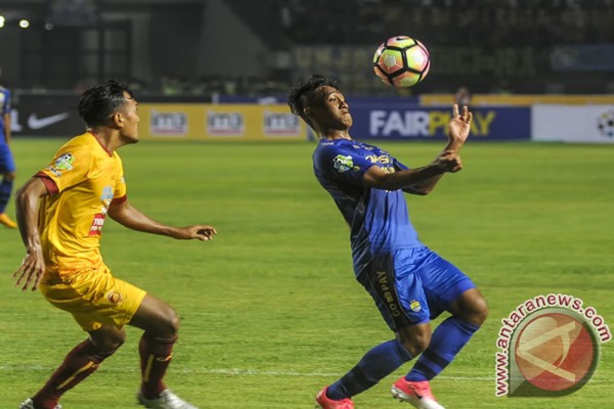 Sriwijaya tertinggal 1-0 oleh Bhayangkara babak I