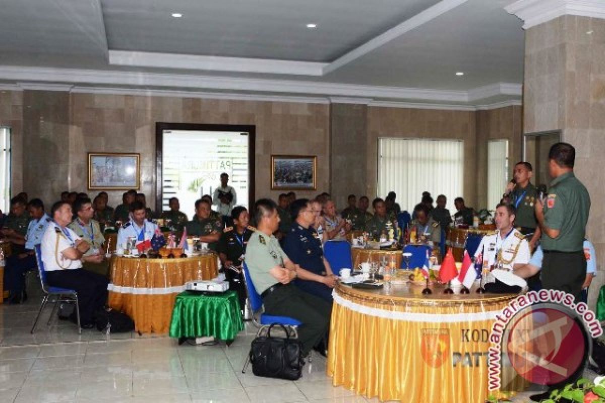 Pangdam Terima Kunjungan Atase Pertahanan Negara Sahabat