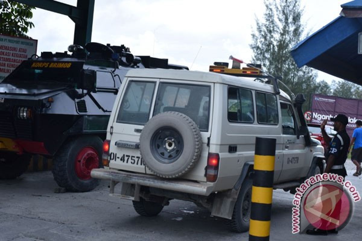 Polisi selidiki laporan penembakan bus karyawan Freeport