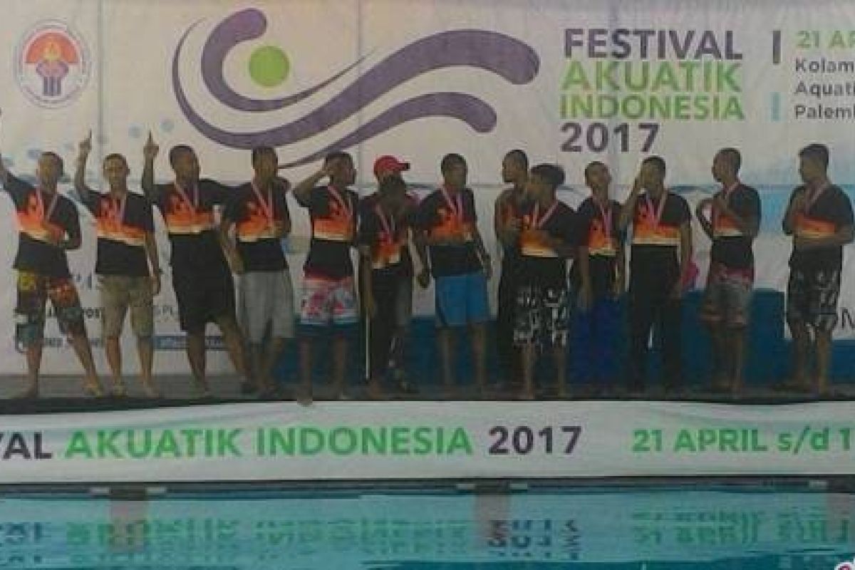 Tim polo air putra Jambi rebut emas Kejurnas 2017 