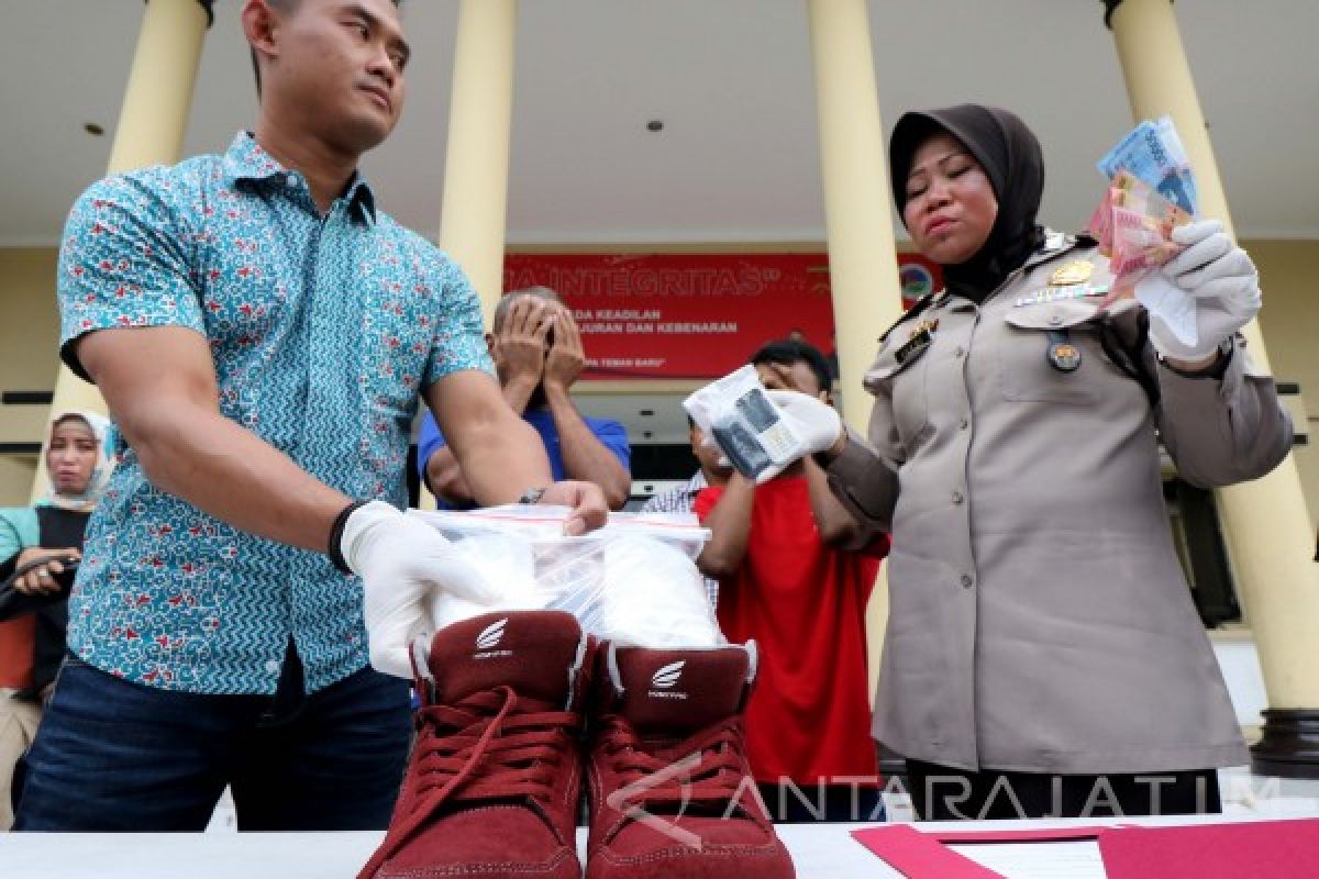 Polrestabes Surabaya Gagalkan Suplai Narkoba dari Medan