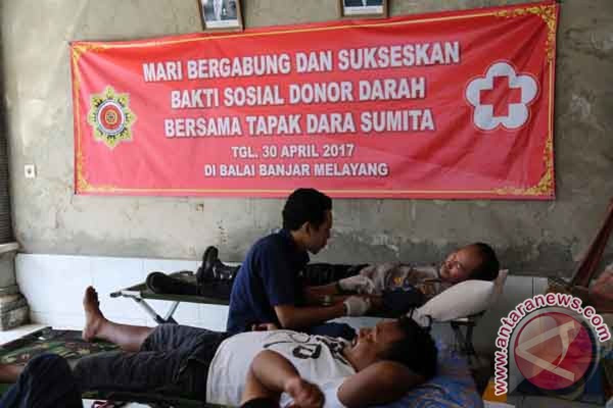 Paguyuban Tapak Dara Gelar Donor Darah