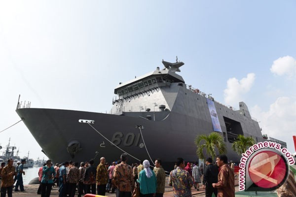 Menhan lepas ekspor kapal perang kedua buatan PT PAL