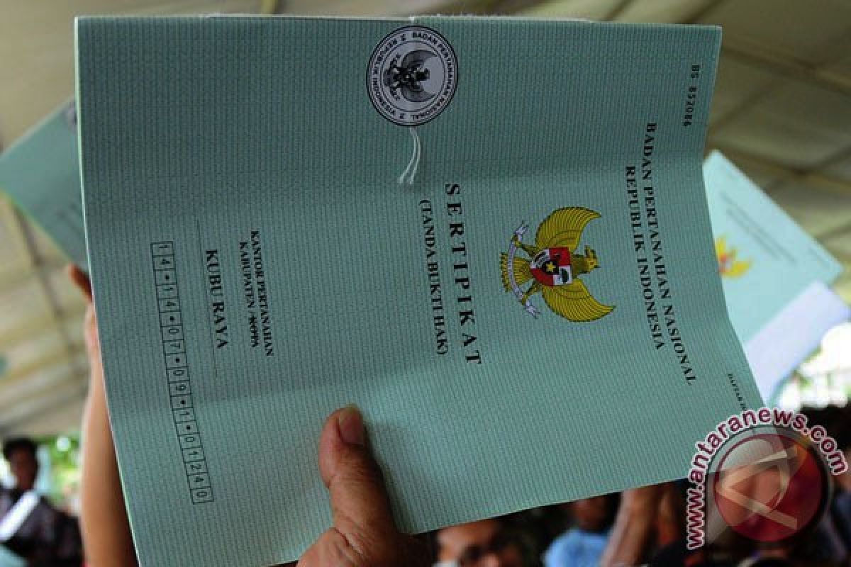 BPN Sambas akan serahkan 12 ribu sertifikat