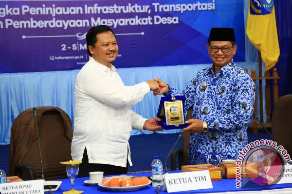 Gubernur Sampaikan 2 Program Utama Infrastruktur--Komisi V DPR RI Siap Dukung Percepatan Infrastruktur di Kaltara