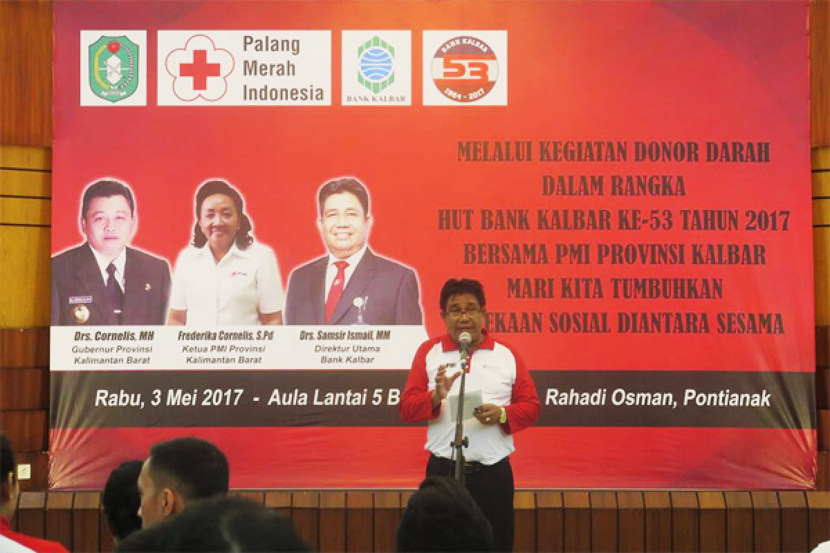 Bank Kalbar - PMI Gelar Donor Darah