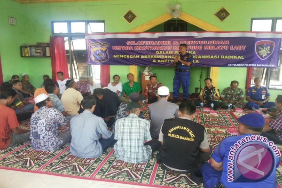 Satpolairud Cegah Paham Radikal Di Kawasan Pesisir Sungai