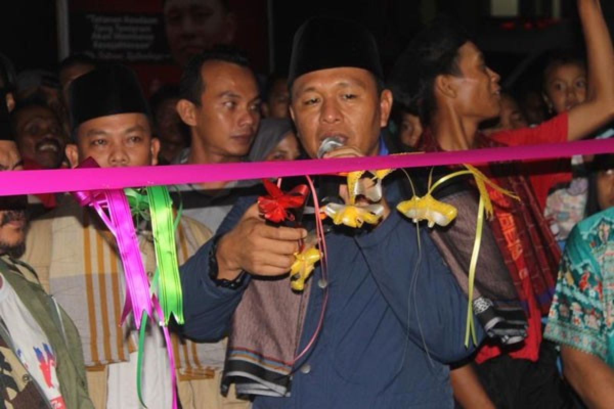 Bupati Lampung Tengah Resmikan Pasar Sambil Ronda  