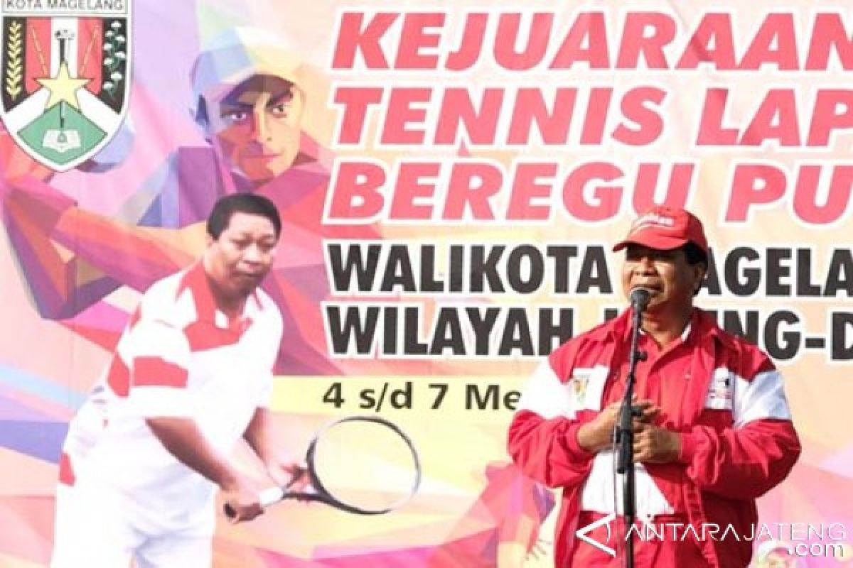 Kejuaraan Tenis "Wali Kota Cup" Diikuti 18 Tim