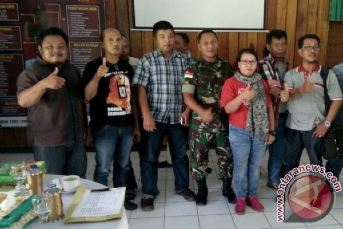 Dandim Poso Ajak Wartawan Jaga NKRI, Ingatkan KEJ Soal Suap