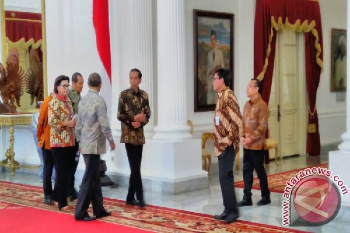Presiden Jokowi terima pimpinan KPK