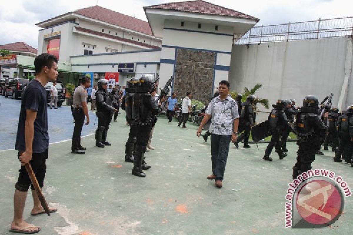 Polda Riau ringkus 202 tahanan Rutan Pekanbaru