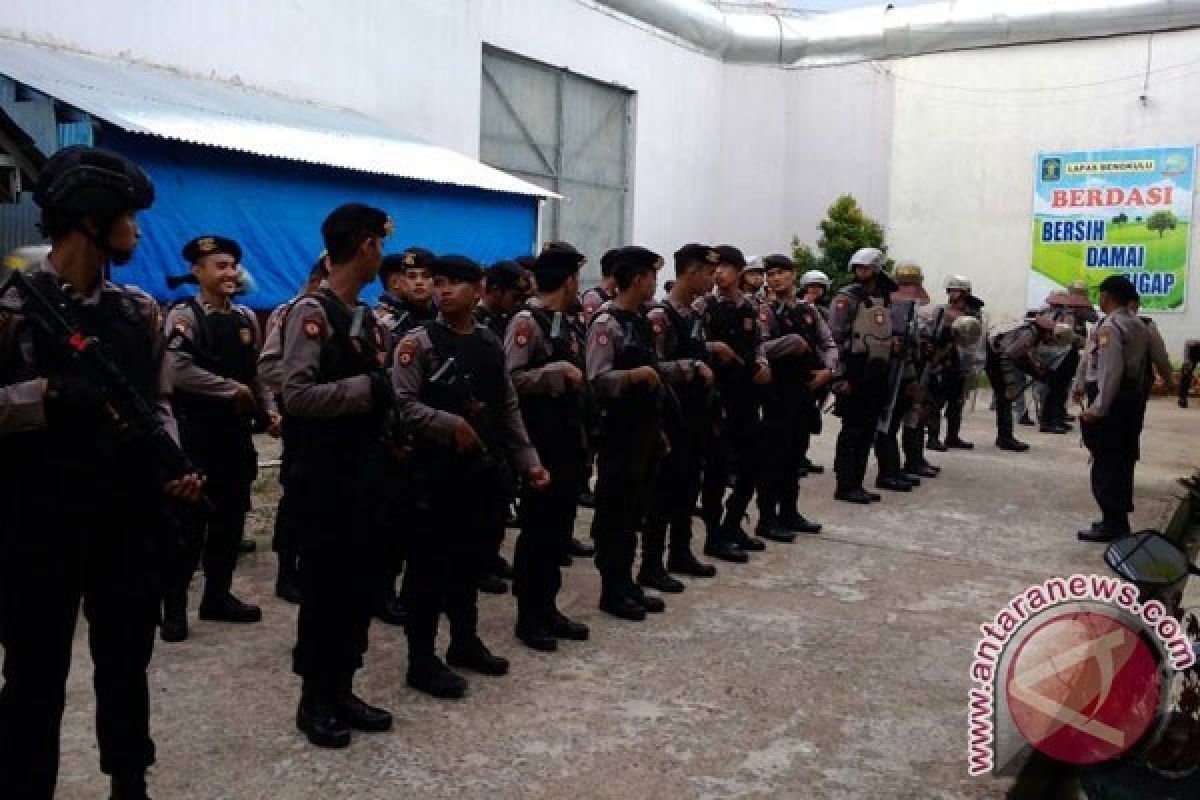 Pascarusuh kepolisian siagakan 314 personel di lapas