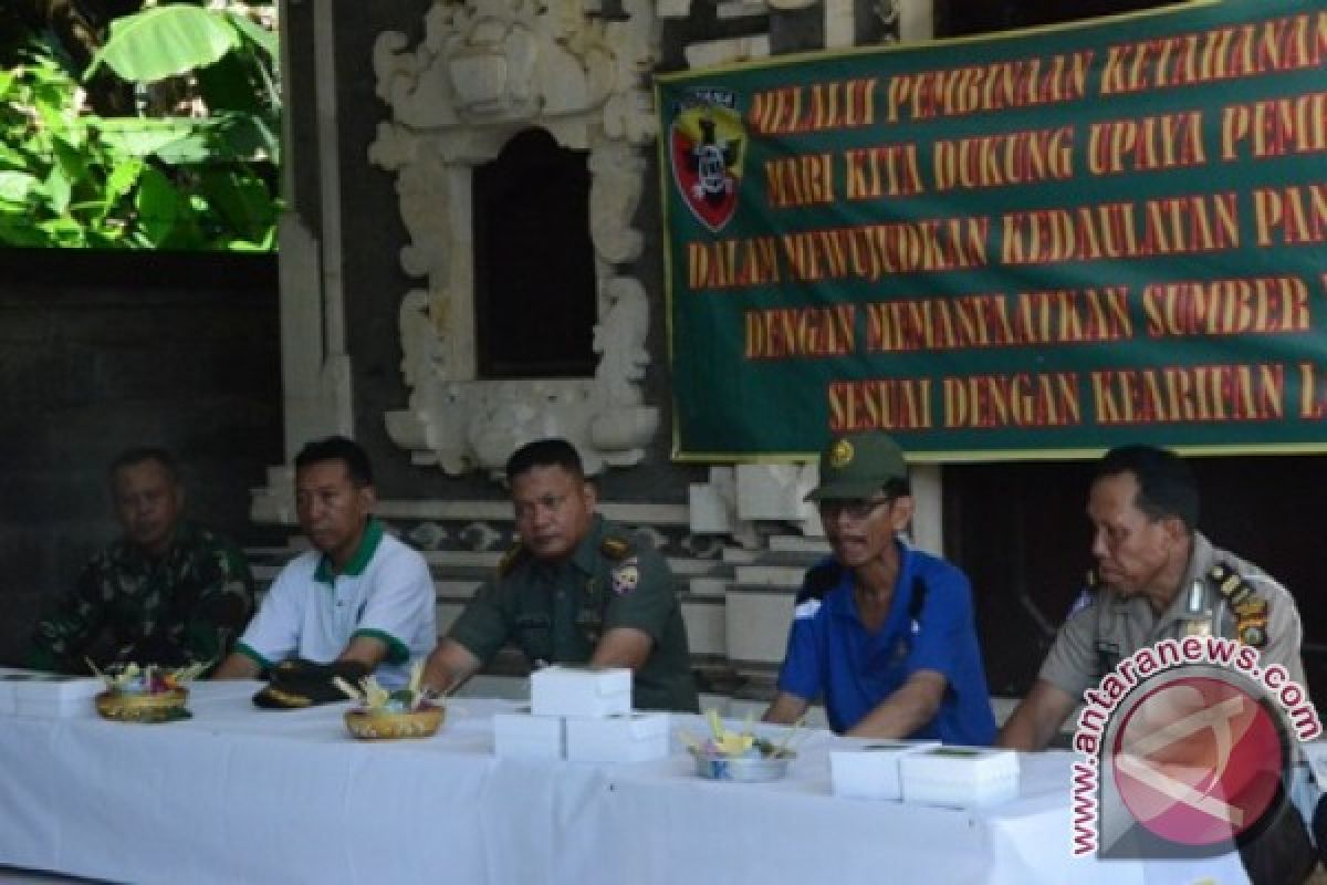 Pemkab Badung-TNIi Komitmen Wujudkan Kedaulatan Pangan