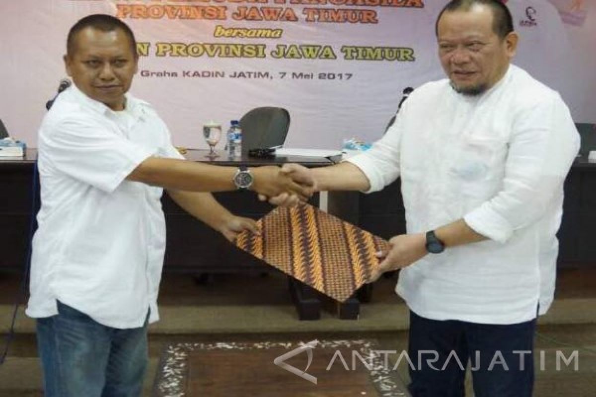 Kadin-PWI Jatim Sepakati Sinergitas Kebijakan Ekonomi