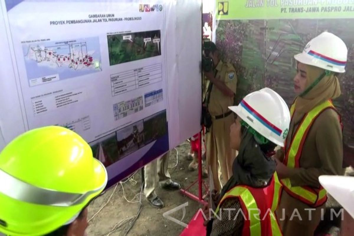 Menteri BUMN Tinjau Pembangunan Tol Pasuruan-Probolinggo