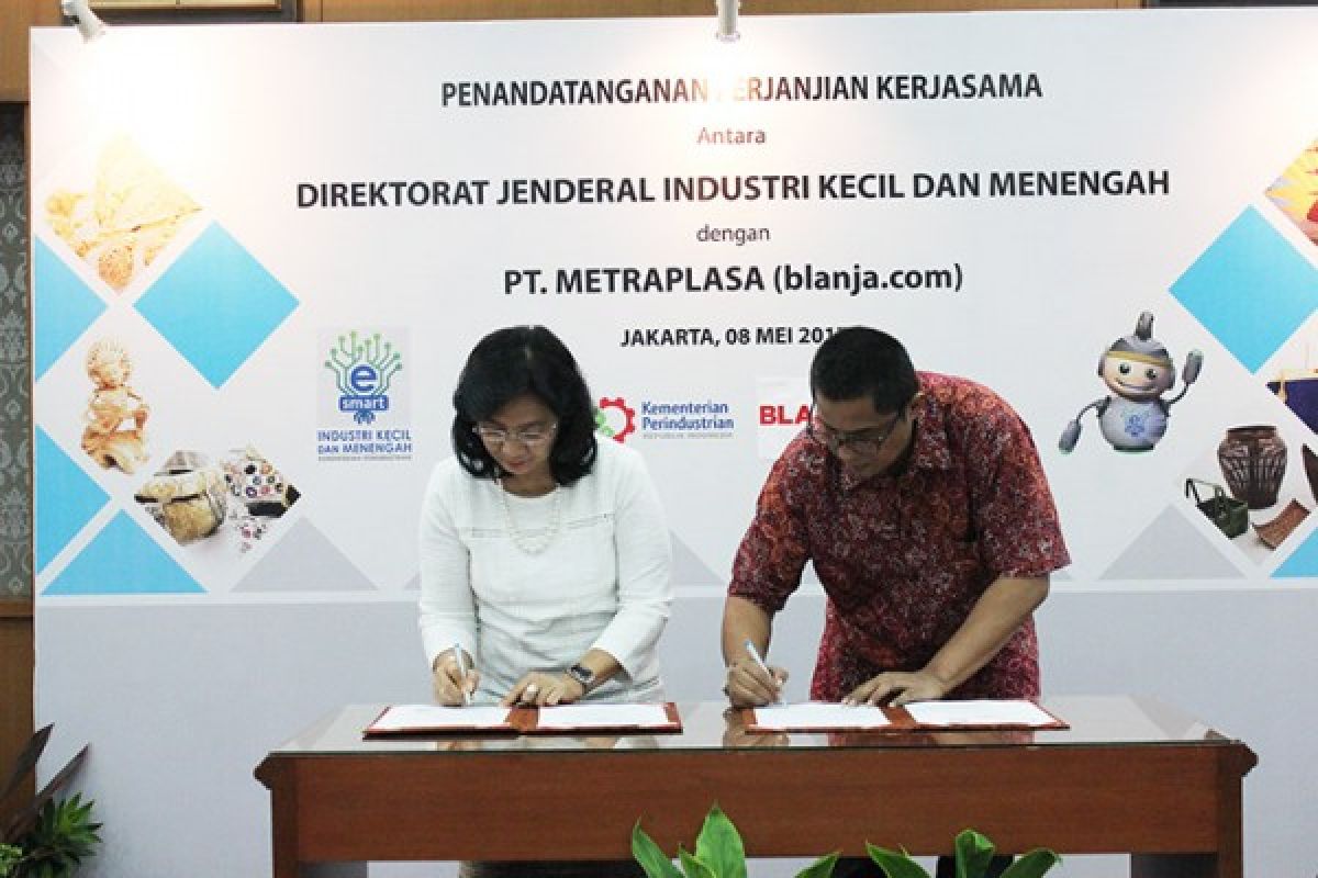 Kementerian Perindustrian gandeng Blanja.com kembangkan IKM basis digital