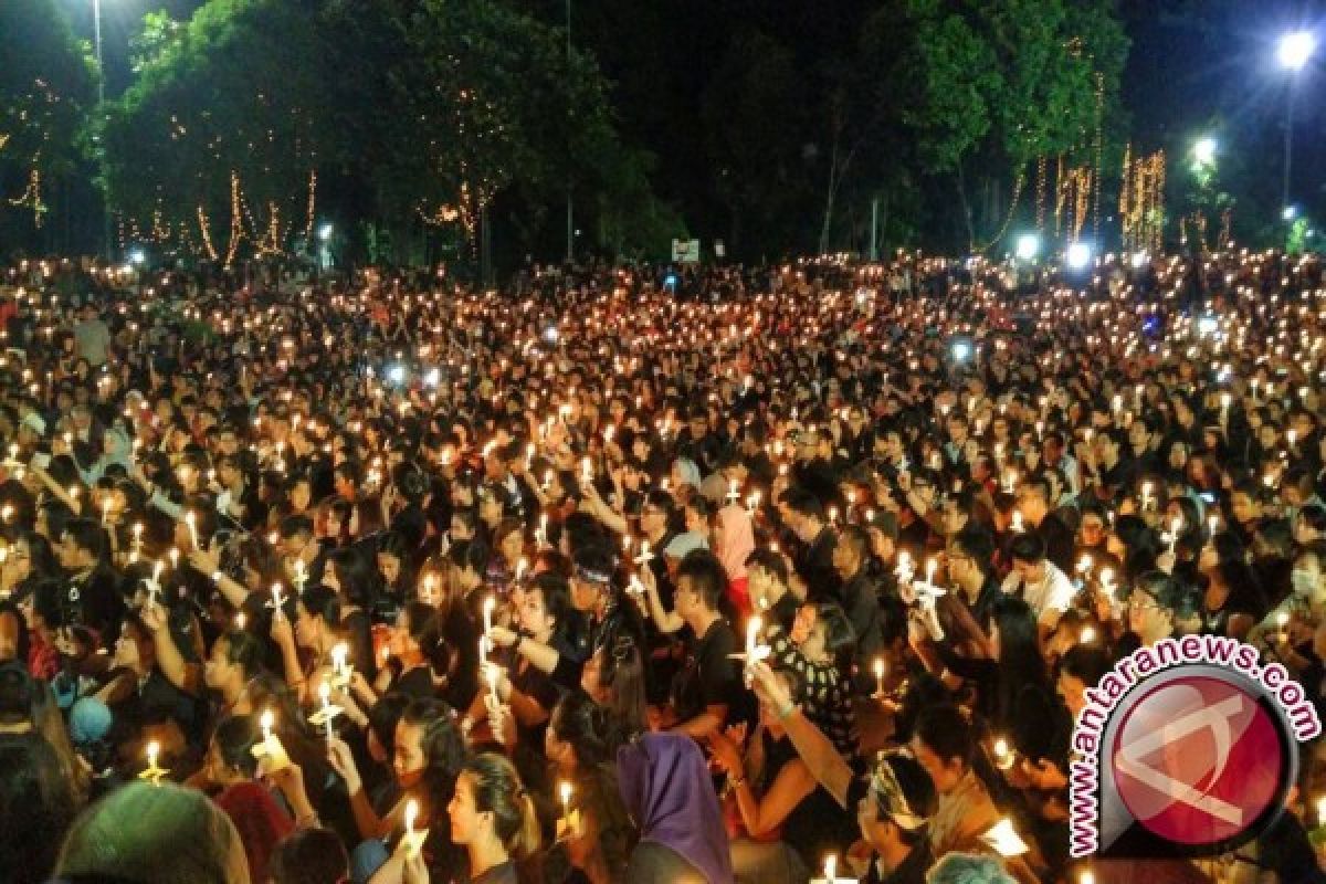 Massa solidaritas untuk Ahok membubarkan diri