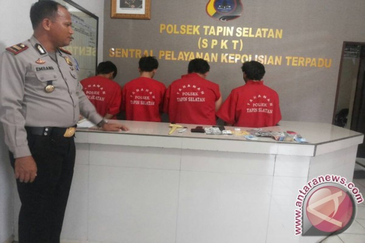 Polsek Tapin Selatan  Amankan Ribuan Butir Obat Keras