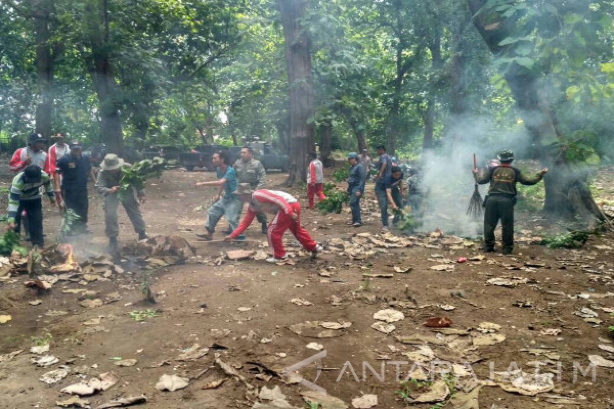 Perhutani Gelar Simulasi Penanggulangan Kebakaran Hutan di Situbondo