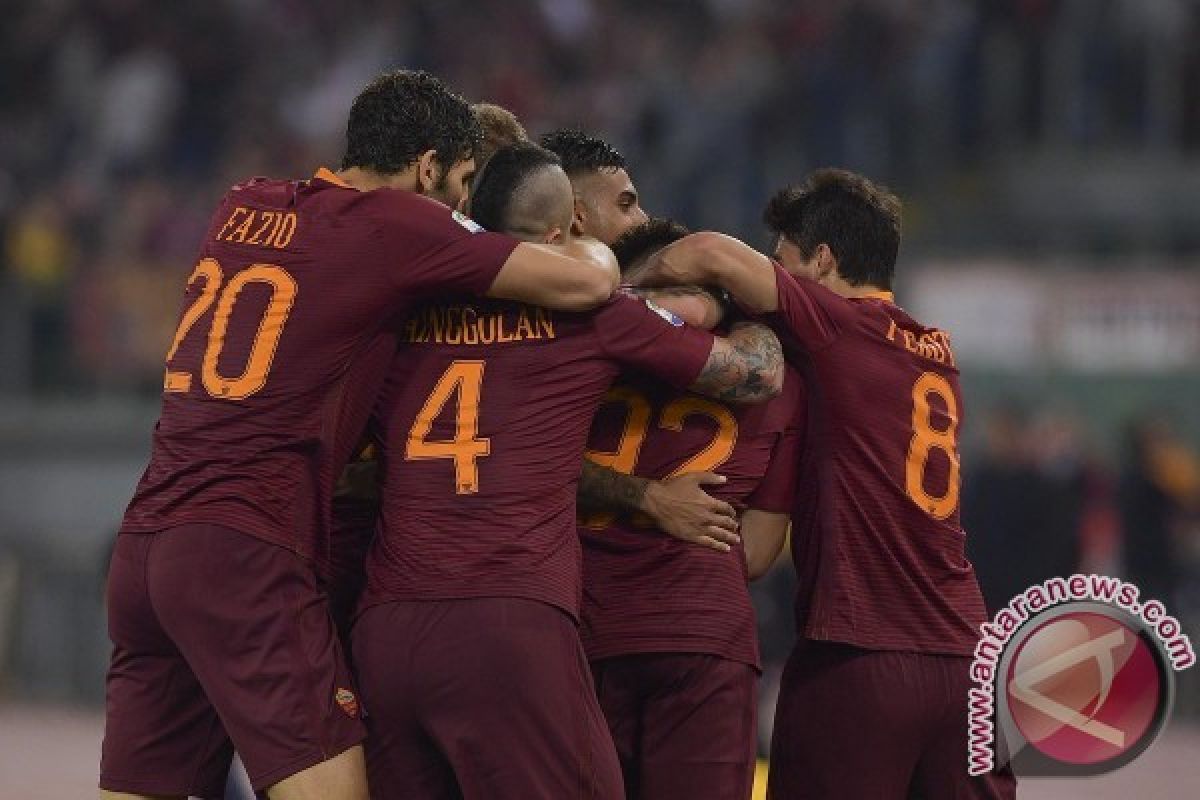 Roma jungkalkan Juventus 3-1, ramaikan perburuan gelar Scudetto