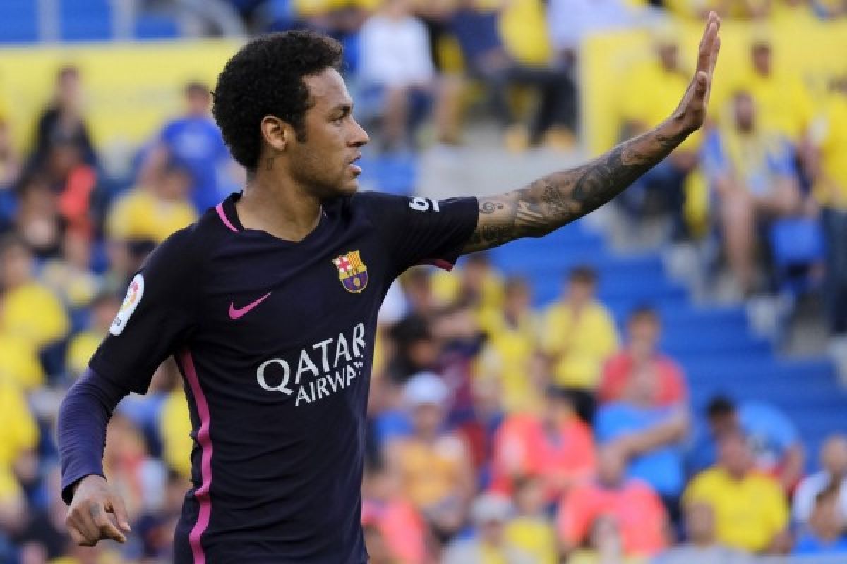 Barcelona libas Las Palmas 4-1, Neymar cetak trigol