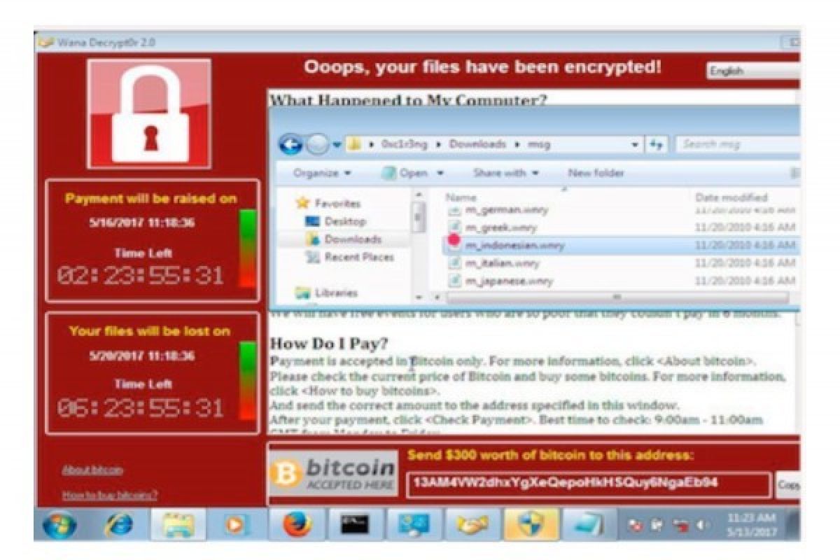 Antisipasi Serangan Virus Ransomware WannaCry