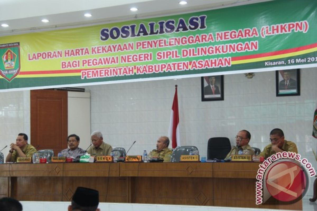 Wabup Asahan Buka Sosialisasi  LHKPN