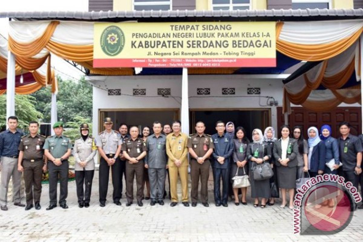 Peresmian Tempat Sidang Pengadilan Negeri