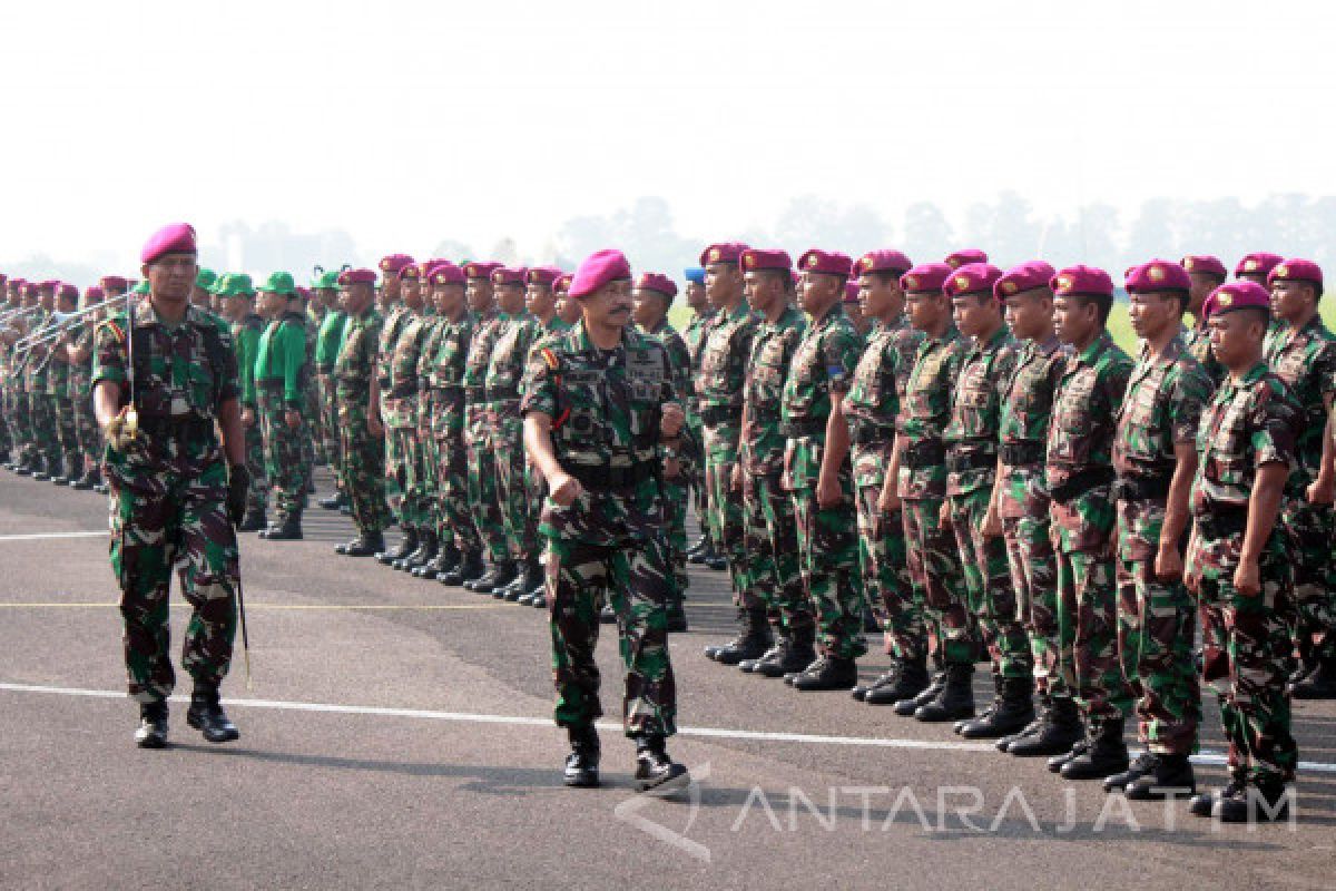 Kursus Para Dasar Korps Marinir Resmi Ditutup