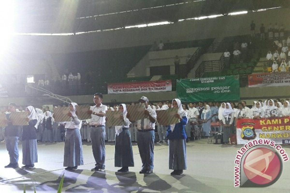 Seribuan siswa SMA-SMK DIY lakukan ikrar anti-kekerasan