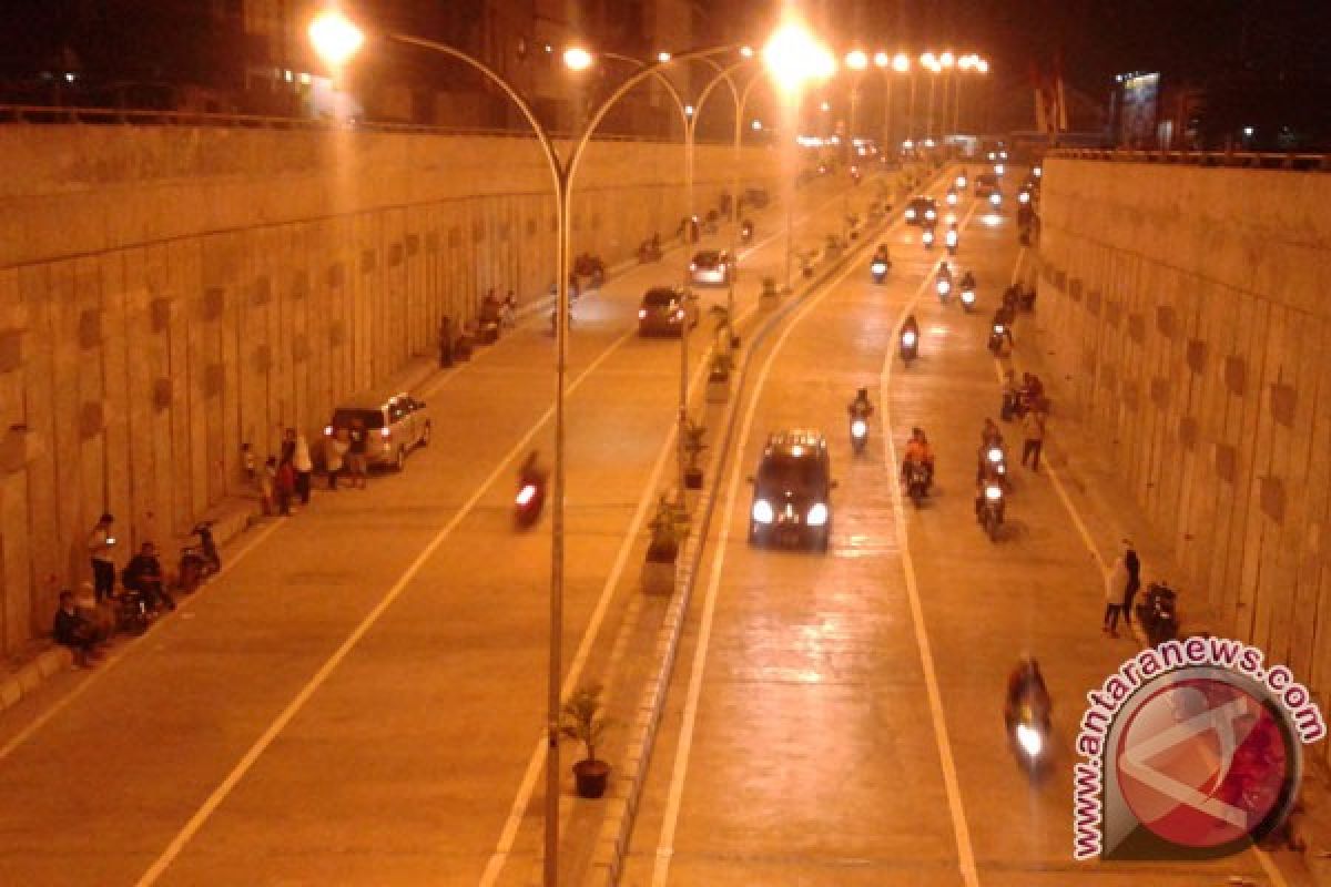 Underpass Tambun sudah dicorat-coret dan jadi ajang swafoto