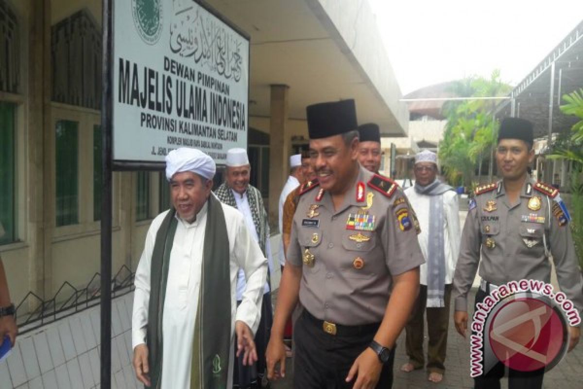 Kapolda Mohon Doa Dan Dukungan Ulama 