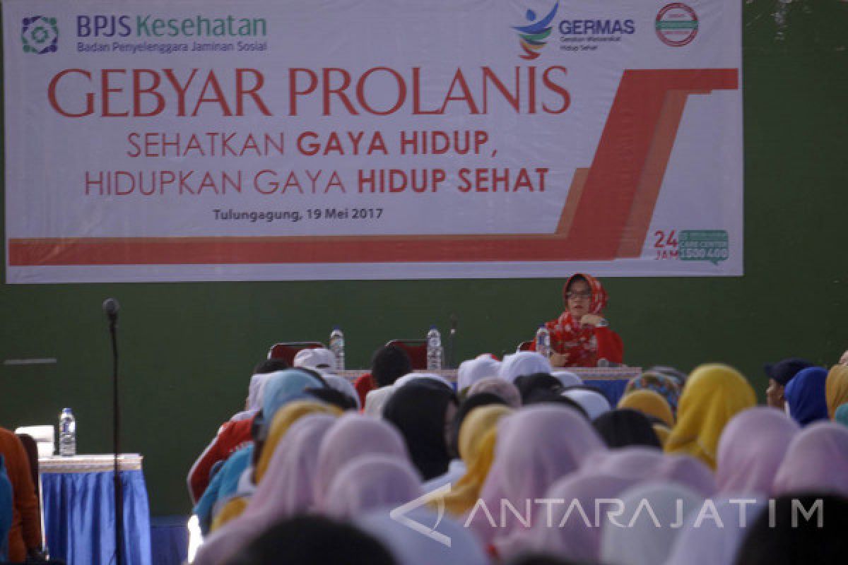 BPJS Gelar Lomba Senam Prolanis di Tulungagung