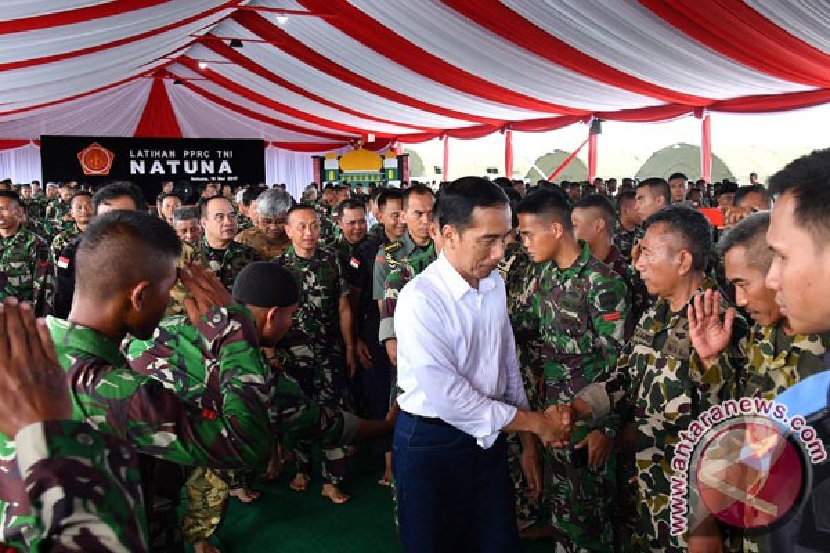Presiden Jokowi : TNI harus antisipasi perubahan dunia