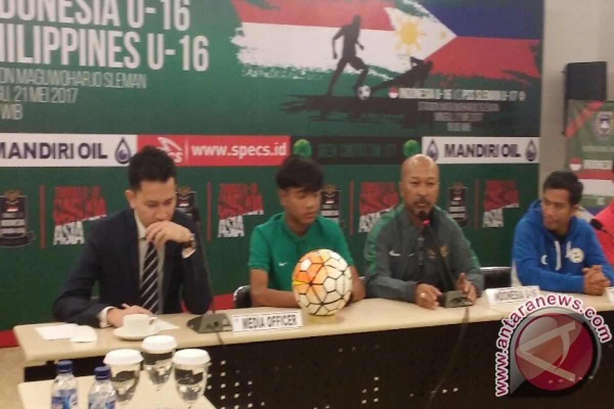 Timnas U-16 siap lakoni dua pertandingan sekaligus