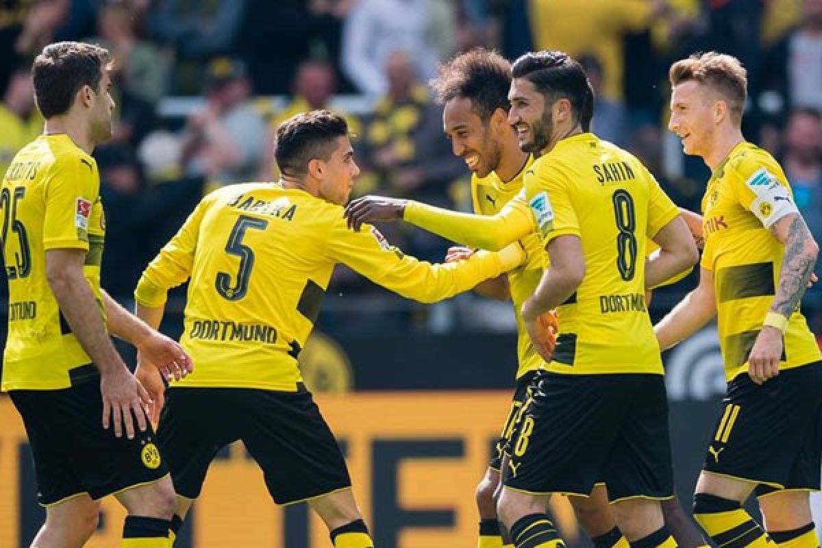 Penalti Aubameyang Amankan Tiket Dortmund Ke Liga Champions